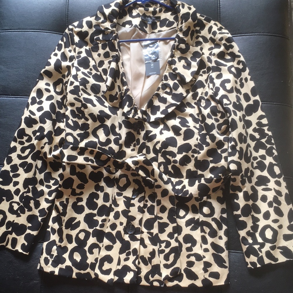Darjoni Cheetah Print Jacket (NWT)